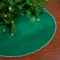 Northlight 48" Red And White Shell Reversible Christmas Tree Skirt -Christmas Decoration Store northlight 550023go 3 67304.1588369398