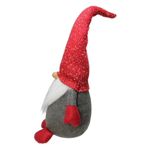 Northlight 29" Grey And Red Gnome With Tall Bendable Hat Christmas Decoration 2 Northlight 29" Grey And Red Gnome With Tall Bendable Hat Christmas Decoration - Image 2