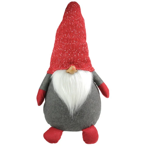 Northlight 29" Grey And Red Gnome With Tall Bendable Hat Christmas Decoration 1 Northlight 29" Grey And Red Gnome With Tall Bendable Hat Christmas Decoration