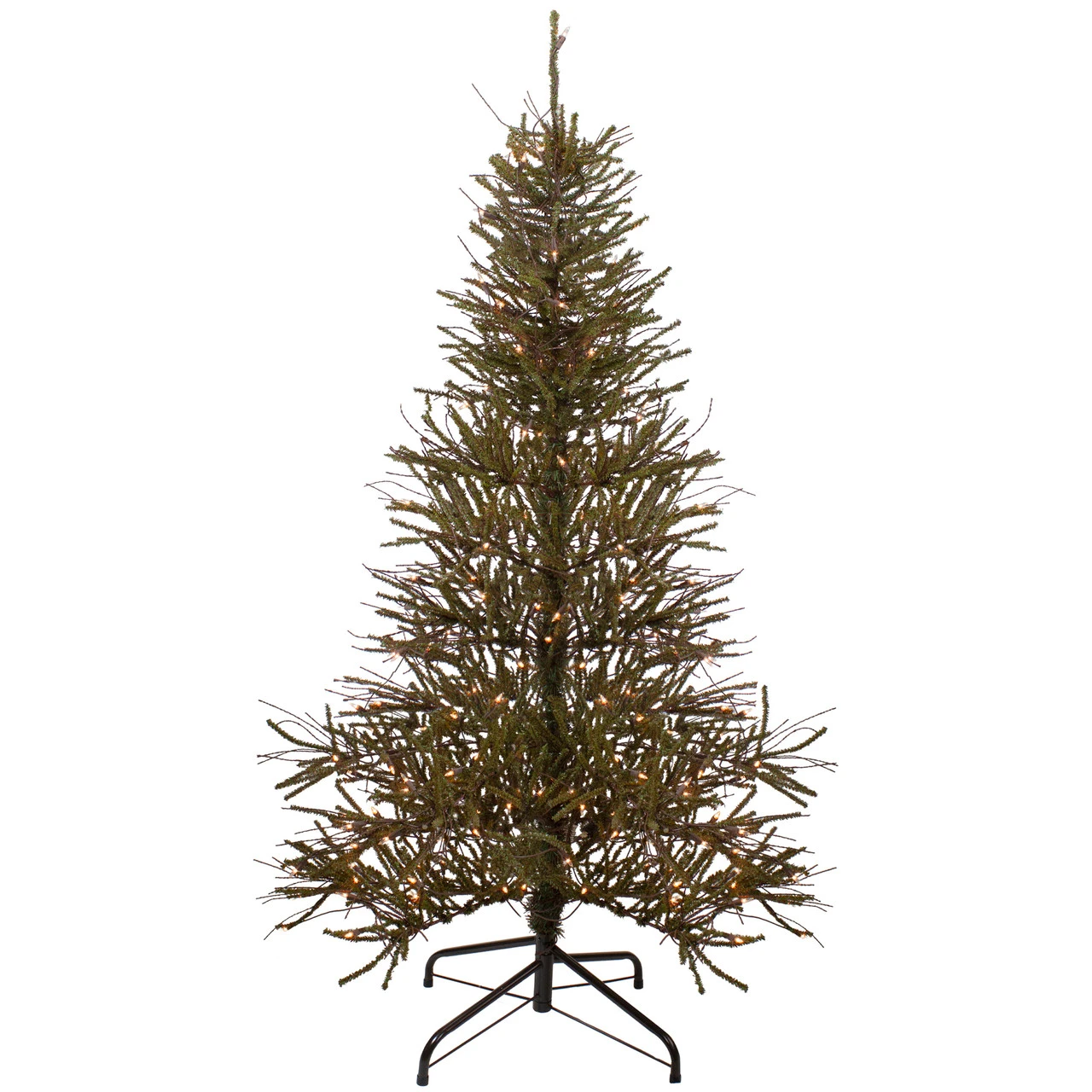 Northlight 6' Pre-Lit Warsaw Twig Artificial Christmas Tree - Clear Lights 1 Northlight 6' Pre-Lit Warsaw Twig Artificial Christmas Tree - Clear Lights