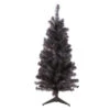 Northlight 4' Holographic Brown Slim Artificial Tinsel Christmas Tree - Unlit