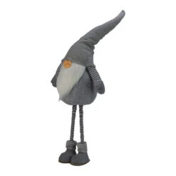 Northlight 42" Gray And White Adjustable Height Chubby Smirking Gnome 9 Northlight 42" Gray And White Adjustable Height Chubby Smirking Gnome -Christmas Decoration Store northlight c85068 a 3 09225.1588415207