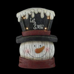 Northlight 13” Pre-Lit LED Snowman Weathered Table Top Christmas Decoration -Christmas Decoration Store northlight cb25137 4 53102.1588415621