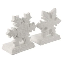 Northlight Set Of 2 White Glittered Snowflake Christmas Stocking Holder 6.5” 5 Northlight Set Of 2 White Glittered Snowflake Christmas Stocking Holder 6.5” -Christmas Decoration Store northlight dw15128 3 updated 60345.1664726381