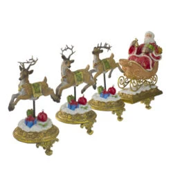 Northlight Set Of 4 Santa And Reindeer Christmas Stocking Holders 9.5" 6 Northlight Set Of 4 Santa And Reindeer Christmas Stocking Holders 9.5" -Christmas Decoration Store northlight dw15134 1 24430.1588369074