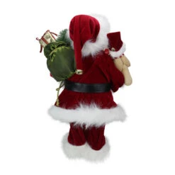 Northlight 16" Red And White Standing Santa Claus Christmas Figure With Present Bag -Christmas Decoration Store northlight e76476 2 19467.1665173700