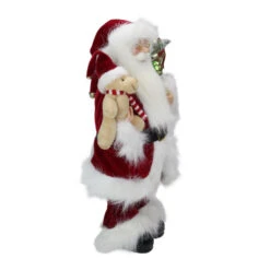 Northlight 16" Red And White Standing Santa Claus Christmas Figure With Present Bag -Christmas Decoration Store northlight e76476 3 33467.1665173700