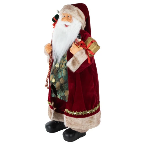 Northlight 24" Old World Style Santa Claus Christmas Figure 4 Northlight 24" Old World Style Santa Claus Christmas Figure - Image 4