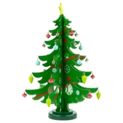 Northlight 13.75" Green 3-D Wood Christmas Tree With Ornaments Decoration 11 Northlight 13.75" Green 3-D Wood Christmas Tree With Ornaments Decoration -Christmas Decoration Store northlight f00105 2 63235.1665519668