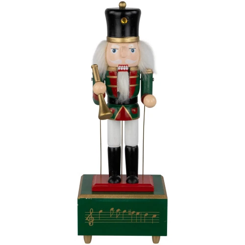 Northlight 12" Red Animated And Musical Christmas Nutcracker With Trumpet 1 Northlight 12" Red Animated And Musical Christmas Nutcracker With Trumpet