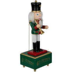 Northlight 12" Red Animated And Musical Christmas Nutcracker With Trumpet 7 Northlight 12" Red Animated And Musical Christmas Nutcracker With Trumpet -Christmas Decoration Store northlight f97114 03 62956.1693409636