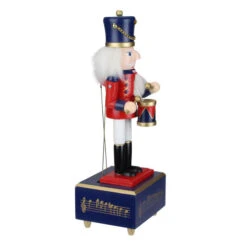 Northlight 12" Red And Navy Nutcracker Drummer Animated And Musical Christmas Figure 6 Northlight 12" Red And Navy Nutcracker Drummer Animated And Musical Christmas Figure -Christmas Decoration Store northlight f97115 1 42598.1685625088