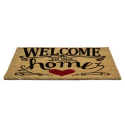 Northlight Natural Coir "Welcome To Our Home" Rectangular Doormat 18" X 30" 8 Northlight Natural Coir "Welcome To Our Home" Rectangular Doormat 18" X 30" -Christmas Decoration Store northlight fw36852 2 04661.1642204276