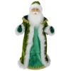 Northlight 18" Green And White Irish Christmas Santa Claus Tree Topper - Unlit