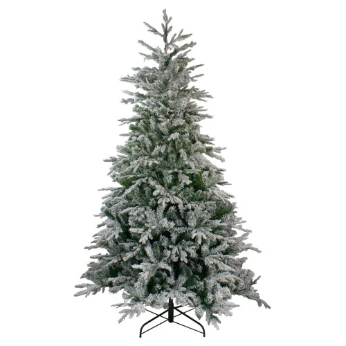 Northlight 6.5' Flocked Winfield Fir Artificial Christmas Tree - Unlit 1 Northlight 6.5' Flocked Winfield Fir Artificial Christmas Tree - Unlit