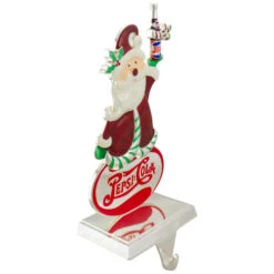 Northlight 9.75" Silver Plated Pepsi-Cola Santa Claus Christmas Stocking Holder 7 Northlight 9.75" Silver Plated Pepsi-Cola Santa Claus Christmas Stocking Holder -Christmas Decoration Store northlight hd82332 2 updatedjpg 82204.1665611042