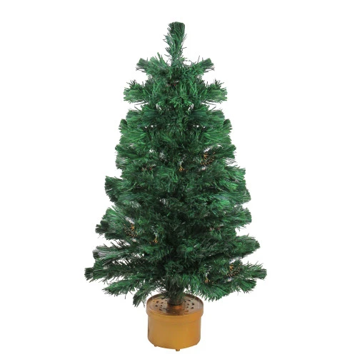 Northlight 3' Pre-Lit Color Changing Fiber Optic Artificial Christmas Tree 1 Northlight 3' Pre-Lit Color Changing Fiber Optic Artificial Christmas Tree