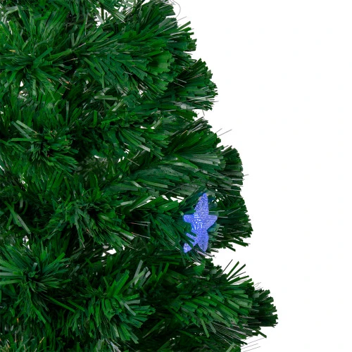 Northlight 4' Pre-lit Potted Medium Pine Color Changing Star Artificial Christmas Tree - Multi-Color Fiber Optic LED Lights 4 Northlight 4' Pre-lit Potted Medium Pine Color Changing Star Artificial Christmas Tree - Multi-Color Fiber Optic LED Lights - Image 4