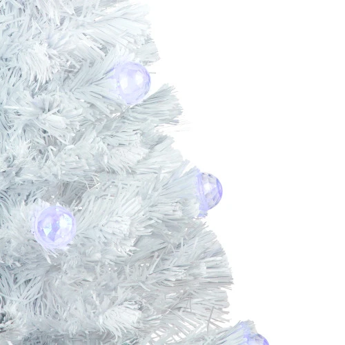 Northlight 3' Pre-Lit White Fiber Optic Artificial Christmas Tree, White Lights 2 Northlight 3' Pre-Lit White Fiber Optic Artificial Christmas Tree, White Lights - Image 2