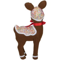 Northlight 13.75" Gingerbread Kisses Baby Reindeer With Red Nose Christmas Figure 8 Northlight 13.75" Gingerbread Kisses Baby Reindeer With Red Nose Christmas Figure -Christmas Decoration Store northlight ja25734 3 30995.1588415878