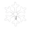Northlight 18" Neon Style LED Lighted White Snowflake Christmas Window Silhouette Decoration