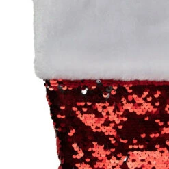 Northlight 22" Red And Silver Reversible Sequined Christmas Stocking 11 Northlight 22" Red And Silver Reversible Sequined Christmas Stocking -Christmas Decoration Store northlight l27912 5 48324.1588396888