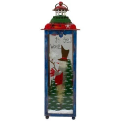 Northlight Red, White And Green "Snow" Christmas Lantern 15" -Christmas Decoration Store northlight lk27674 1 31919.1588344838