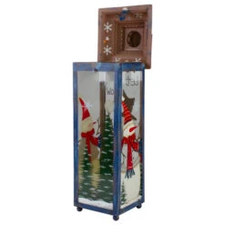Northlight Red, White And Green "Snow" Christmas Lantern 15" -Christmas Decoration Store northlight lk27674 2 60258.1588344837