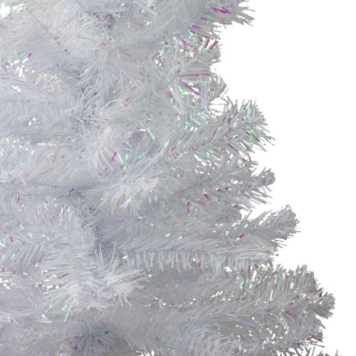 Northlight 3' White Iridescent Pine Artificial Christmas Tree - Unlit 2 Northlight 3' White Iridescent Pine Artificial Christmas Tree - Unlit - Image 2