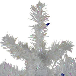 Northlight 3' Pre-Lit White Medium Pine Artificial Christmas Tree - Blue Lights -Christmas Decoration Store northlight m88685 2 06612.1664380270