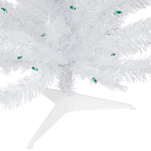 Northlight 3' Pre-Lit Medium White Pine Artificial Christmas Tree - Green Lights 5 Northlight 3' Pre-Lit Medium White Pine Artificial Christmas Tree - Green Lights - Image 5