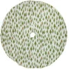 Northlight 48" Cream White And Green Forest Christmas Tree Skirt