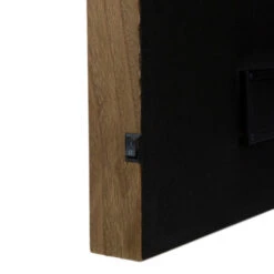 Northlight 11.8" Brown Wooden Frame "Merry & Bright" With Hanging Ornaments And Glitter Christmas Plaque -Christmas Decoration Store northlight nj27881 2 54781.1665433300