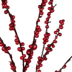 Northlight 50" Artificial Red Berry Christmas Twig Tree With Square Stand, Unlit -Christmas Decoration Store northlight nl00343 3 61515.1686144238