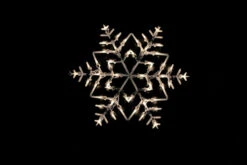 Northlight 16" White Lighted Snowflake Christmas Window Silhouette