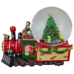Northlight 8 Christmas Train With Tree Musical Snow Globe Tabletop Decoration -Christmas Decoration Store northlight pm27042 2 89573.1665610429