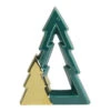 Northlight 7.25" Green And Gold Cut-Out Christmas Tree Decoration