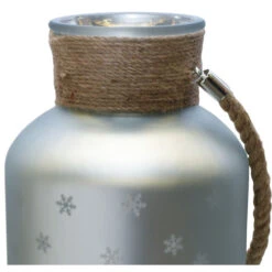 Northlight 12" Silver Matte Christmas Trees And Snowflakes Pillar Candle Holder With Handle 5 Northlight 12" Silver Matte Christmas Trees And Snowflakes Pillar Candle Holder With Handle -Christmas Decoration Store northlight sd37696 03 79570.1600218893