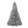 Northlight 9' Pre-Lit Flocked Winema Pine Artificial Christmas Tree - Clear Lights