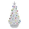 Northlight 14.5" LED Lighted Retro Table Top Christmas Tree With Star Topper