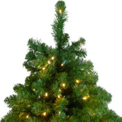 Northlight 7.5' Pre-Lit Slim Olympia Pine Artificial Christmas Tree - Warm White Lights -Christmas Decoration Store northlight th 1 54605.1665611927
