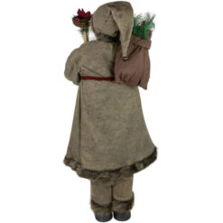 Northlight 48" Olive Green Santa Claus With Gift Bag Standing Christmas Figure -Christmas Decoration Store northlight tj15759 3 17961.1680803019