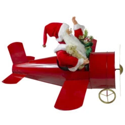 Northlight 32" Waving Santa Delivering Presents On A Plane Christmas Decoration -Christmas Decoration Store northlight tj27582 2 52023.1665610433