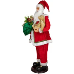 Northlight 5' Deluxe Traditional Animated And Musical Dancing Santa Claus Christmas Figure -Christmas Decoration Store northlight tj38540 2 25755.1680803016