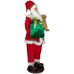 Northlight 5' Deluxe Traditional Animated And Musical Dancing Santa Claus Christmas Figure -Christmas Decoration Store northlight tj38540 3 59873.1680803014