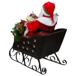 Northlight 32" Red Traditional Jolly Santa Claus In Jewel Sleigh Christmas Figurine 9 Northlight 32" Red Traditional Jolly Santa Claus In Jewel Sleigh Christmas Figurine -Christmas Decoration Store northlight tj38544 2 56688.1597451820