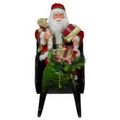 Northlight 32" Red Traditional Jolly Santa Claus In Jewel Sleigh Christmas Figurine 8 Northlight 32" Red Traditional Jolly Santa Claus In Jewel Sleigh Christmas Figurine -Christmas Decoration Store northlight tj38544 3 53571.1597451819