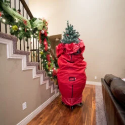 Northlight 96" Large Red Upright Christmas Tree Protective Storage Bag - For Artificial Trees -Christmas Decoration Store northlight tk sb 10100 06 63846.1658517677