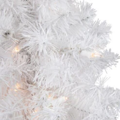 Northlight 18" Pre-Lit Medium Snow White Artificial Christmas Tree - Clear Lights -Christmas Decoration Store northlight v15862 04 76410.1691074599
