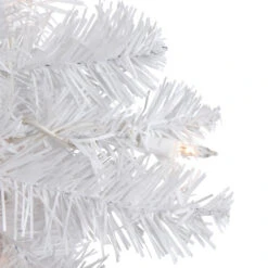 Northlight 18" Pre-Lit Medium Snow White Artificial Christmas Tree - Clear Lights -Christmas Decoration Store northlight v15862 05 88527.1691074599